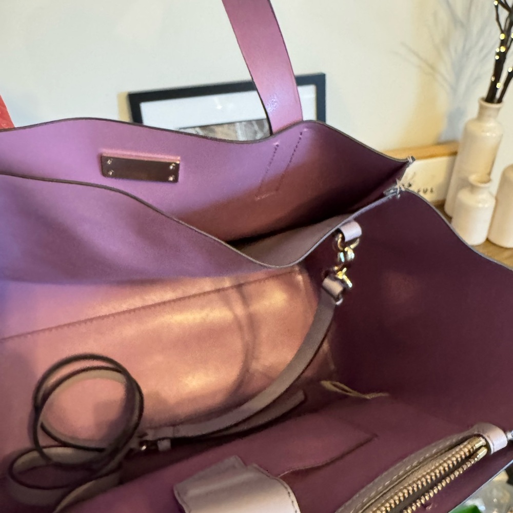 Kate Spade Lavender Tote Bag - Picture 6 of 14